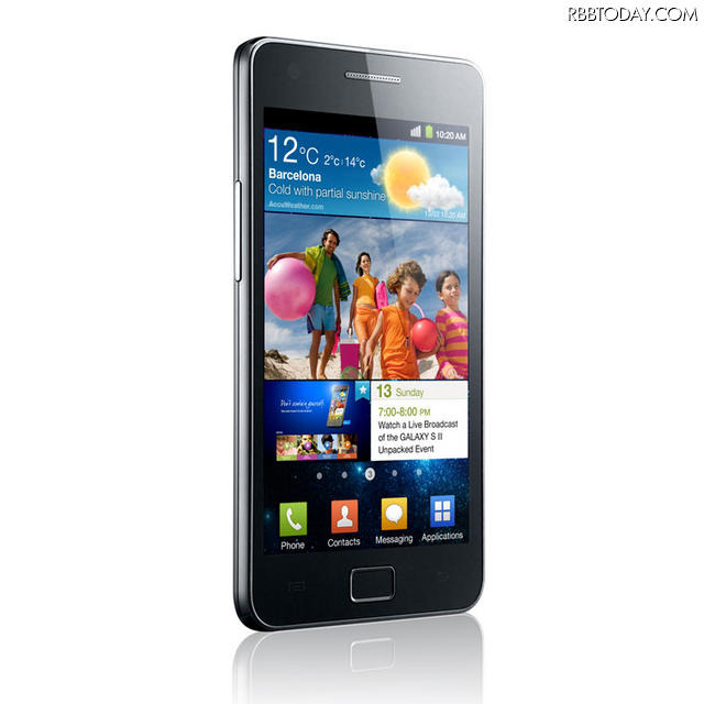【MWC 2011(Vol.9)】Samsung、最新スマートフォン「GALAXY S II」を発表 「GALAXY S II」
