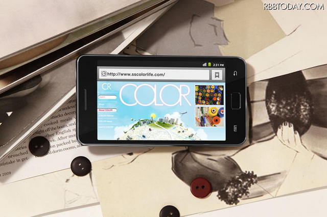 【MWC 2011(Vol.9)】Samsung、最新スマートフォン「GALAXY S II」を発表 「GALAXY S II」