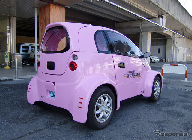 桐生市での実証実験で使用されたマイクロEV「μ-TT2（マイクロティティーツー）」