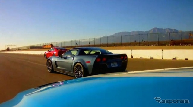 GT-R & コルベット & マスタング 加速競争 動画キャプチャ