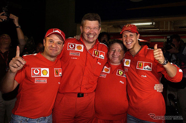 【F1日本GP】シューマッハ、前人未到のV6