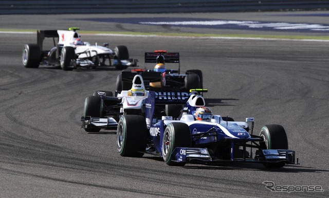 反政府デモの拡大によりF1開幕戦であるバーレーンGPが中止となった(写真は2010年)