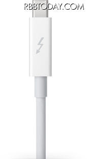 「Thunderbolt」の端子 「Thunderbolt」の端子