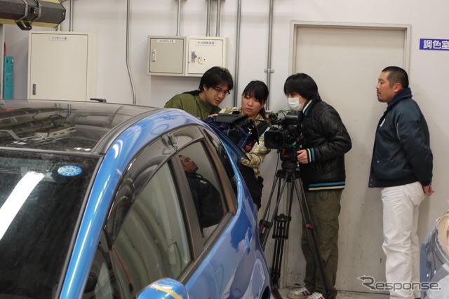 ホンダボディサービス栃木 永塚さん撮影風景