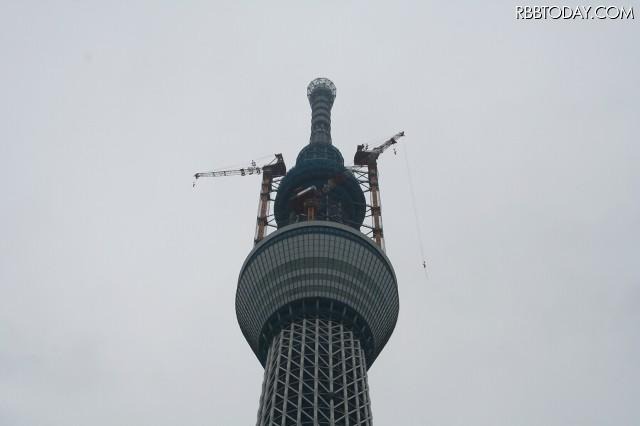 延期されたアンテナ引き上げ作業を本日実施 延期されたアンテナ引き上げ作業を本日実施