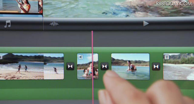 iPad 2のビデオ編集イメージ iPad 2のビデオ編集イメージ