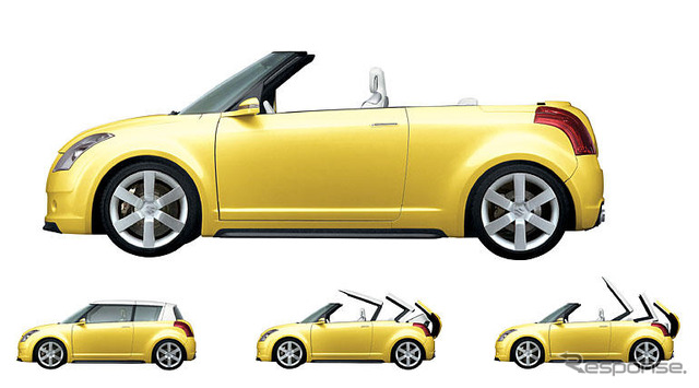 【東京ショー2003出品車】小さいものをさらに3分割!……スズキ『コンセプト-S2』