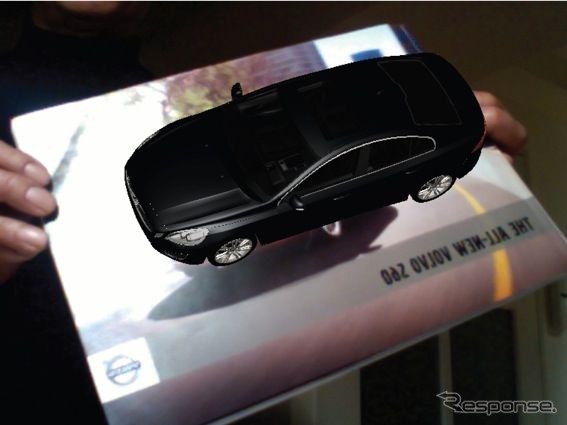 S60の製品カタログにARを導入