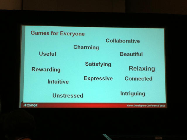 【GDC2011】43歳の女性が遊びたいゲームとは?Zyngaの女性プロデューサーが語る「萎え」と「萌え」2 【GDC2011】43歳の女性が遊びたいゲームとは?Zyngaの女性プロデューサーが語る「萎え」と「萌え」2