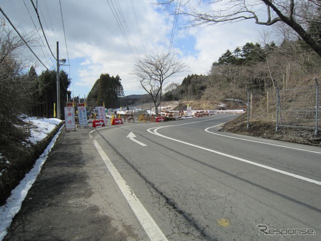 東ゲート付近迂回路
