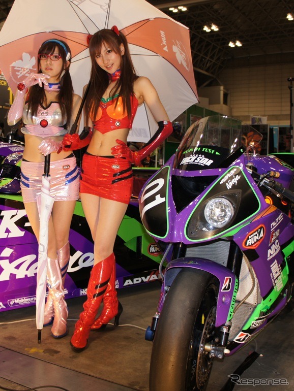 東京モーターサイクルショーと東京国際アニメフェスティバルに同時出展(写真:ワンダーフェスティバル出展時のようす)(C)カラー