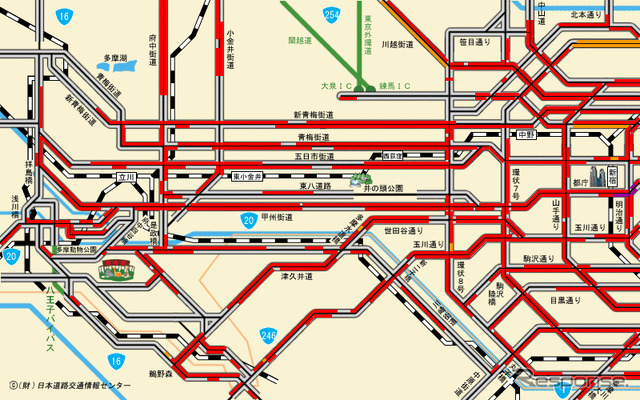 渋滞情報サービス