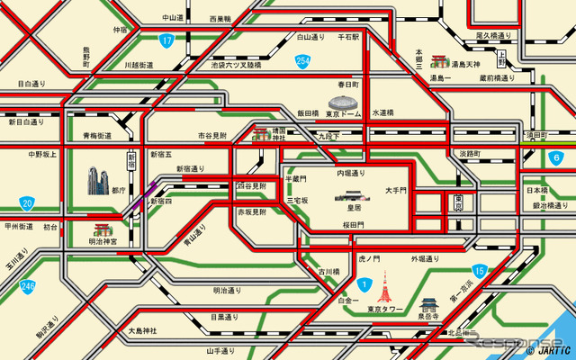 JARTIC渋滞情報