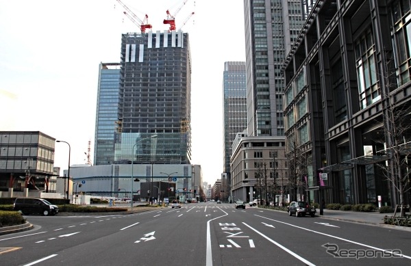 3月12日の都心の光景