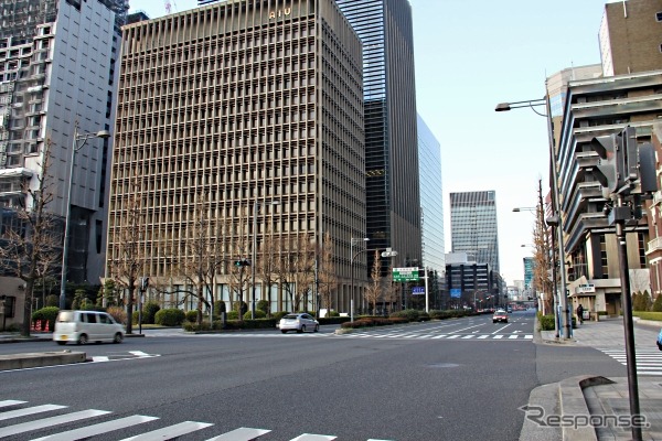 3月12日の都心の光景