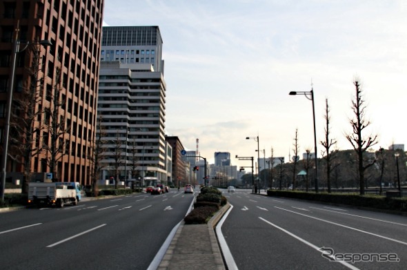 3月12日の都心の光景