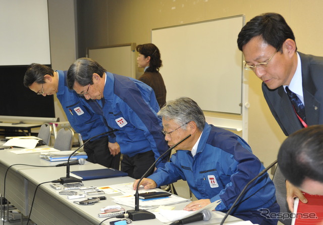 （13日22時・東電本社）　撮影＝中島みなみ