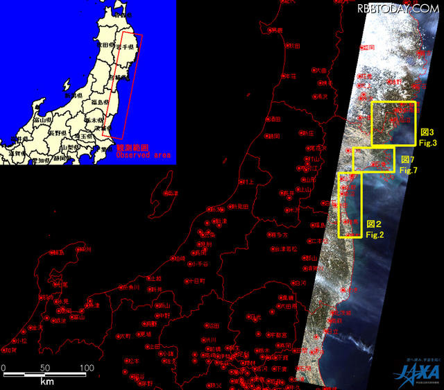 14日撮影された画像の全体（c）JAXA 14日撮影された画像の全体（c）JAXA