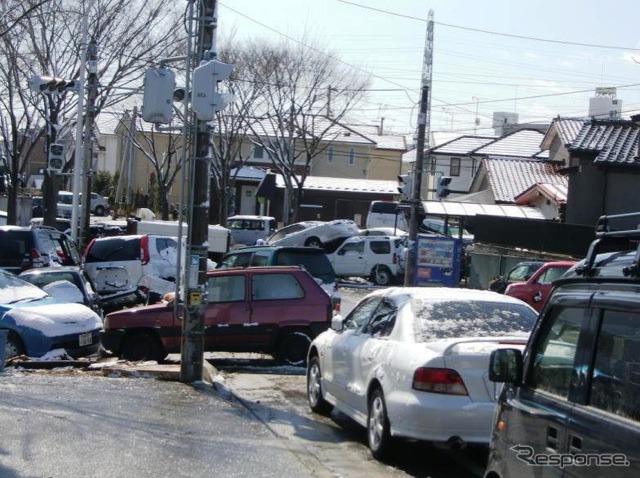 被災した筆者知人が撮影