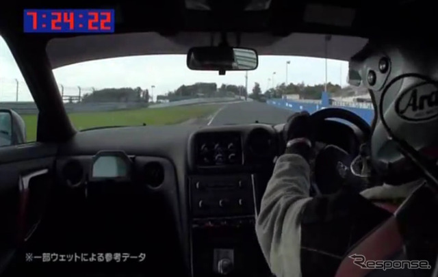 2011年型GT-Rのニュルブルクリンクでのタイムアタック