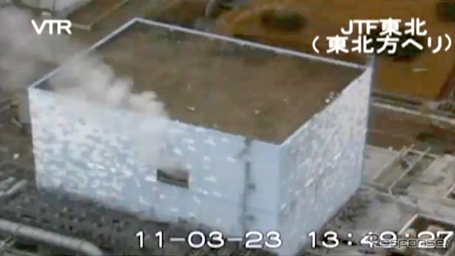 3月23日、陸上自衛隊撮影（動画キャブチャ） 