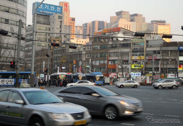 韓国ソウル市街