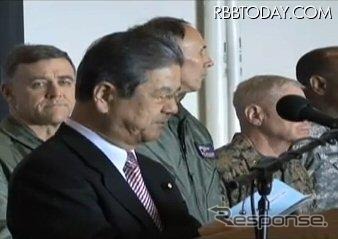 北沢防衛相、「ロナルド・レーガン」を訪問……米海軍が動画公開