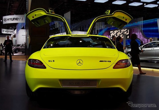 SLS AMG E-CELL（デトロイトモーターショー11）