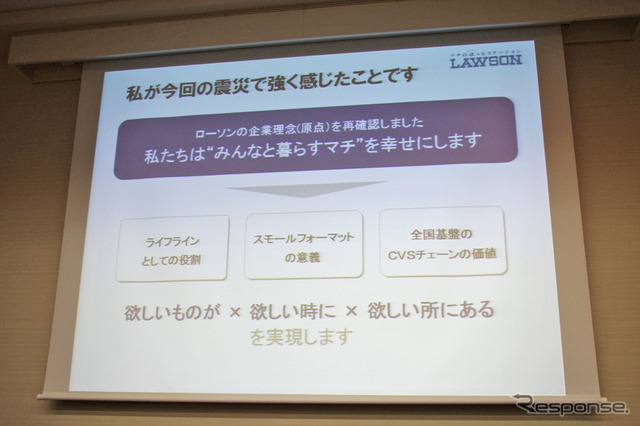 コンビニのあるべき姿、としてスモールフォーマットをめざす