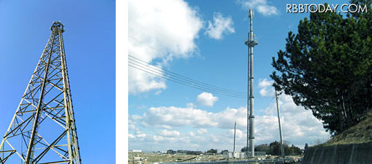 携帯電話基地局の大ゾーン化による対策(アンテナ部分を調整) 携帯電話基地局の大ゾーン化による対策(アンテナ部分を調整)