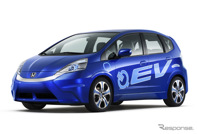 ホンダは2012年に中国でEVの生産を開始する予定であると発表した。写真はフィットEVコンセプト