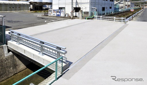 完成した蒲原ケミカル橋