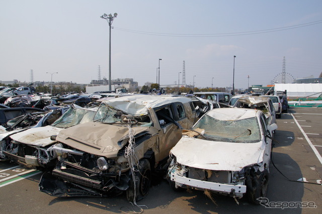 宮城県仙台市宮城野区港３丁目　雷神埠頭付近