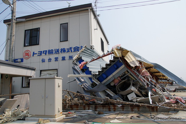 宮城県仙台市宮城野区港３丁目　雷神埠頭付近