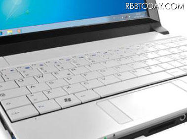 日本販売記念モデル「M1025」のイタリア語レイアウトキーボード