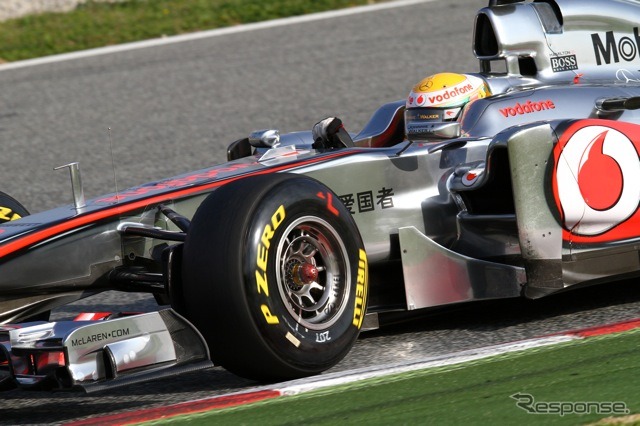 F1プレシーズンテスト（ハミルトン、マクラーレン）