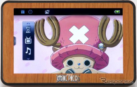 人気アニメの採用した『ワンピースカーナビ』発売