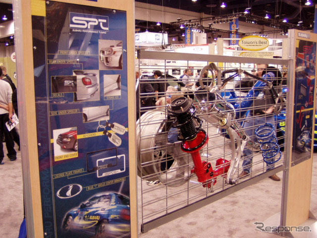【SEMA】スバルは2.5リットル『インプレッサWRX』などSTiを積極展開