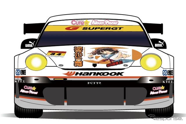 ハルヒレーシング HANKOOK ポルシェ