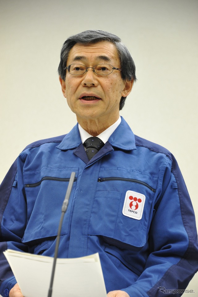 東京電力　清水正孝社長（13日・東電本店）