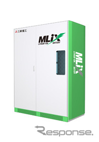 三菱重工 リチウムイオン二次電池蓄電設備（イメージ）