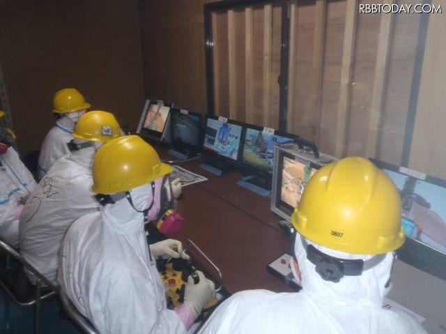 福島第一原子力発電所 汐見坂・旧厚生棟周辺3(4月13日撮影)