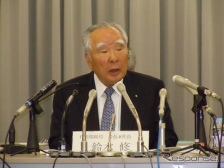 スズキの決算会見