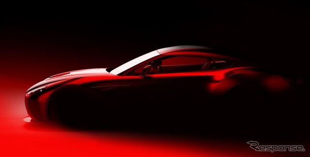 アストンマーチンとザガートが共同開発する新型スーパーカーのティーザースケッチ