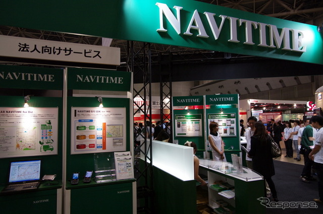 【スマートフォン&モバイルEXPO】スマホ用クレードルはアプリとのセット販売も検討…ナビタイム