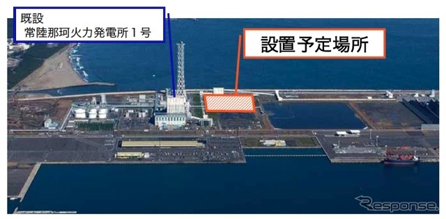 常陸那珂火力発電所にガスタービンなど緊急設置
