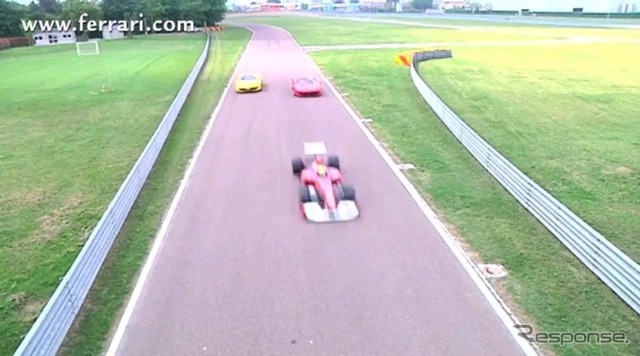 マッサ選手が3人?! …3台のフェラーリ対決［動画］