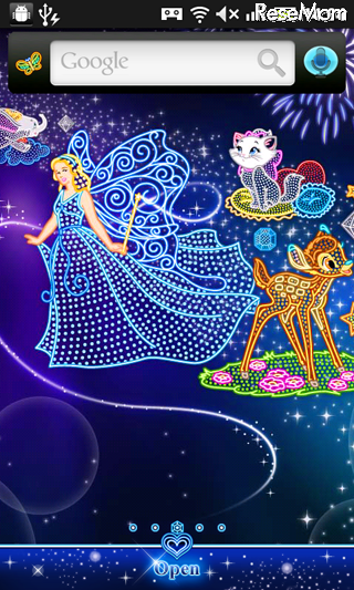 DisneyアプリがAndroid対応、デコメやきせかえなど基本無料 ディズニーきせかえ