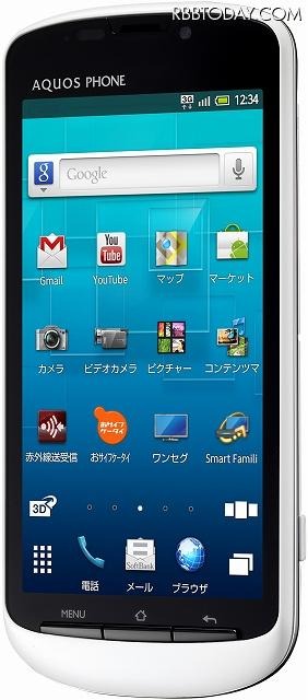 AQUOS PHONE 006SH「ホワイト」 AQUOS PHONE 006SH「ホワイト」