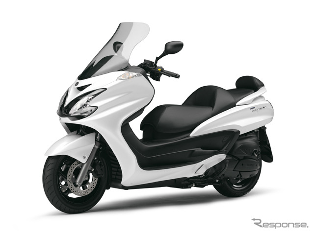 ヤマハ発動機 グランドマジェスティ YP400G ブルーイッシュホワイトカクテル1